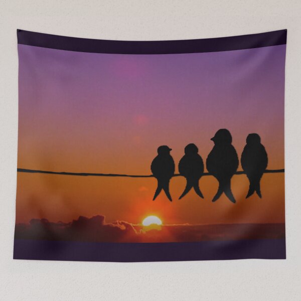 Item preview, BIRDS AT SUNSET designed and sold by THE AMERICAN TEEVANGELIST.