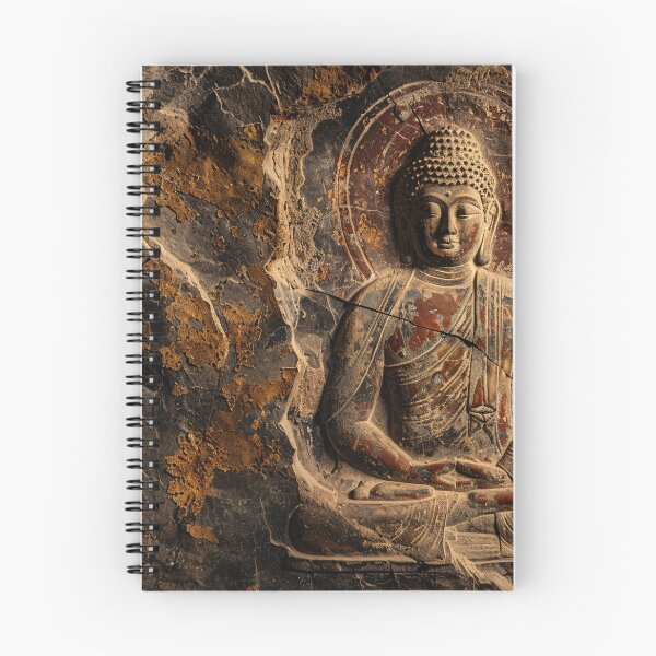 Item preview, Serene Boeddha op Sepia Achtergrond designed and sold by DeMuurdecoratie.