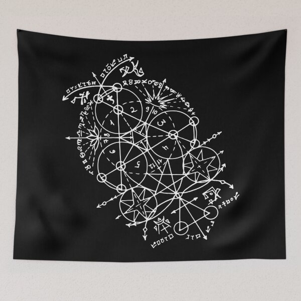 Item preview, Sacred Geometry, Circle with Arrows and Writing, Annotated Diagram designed and sold by Numbers-Art.