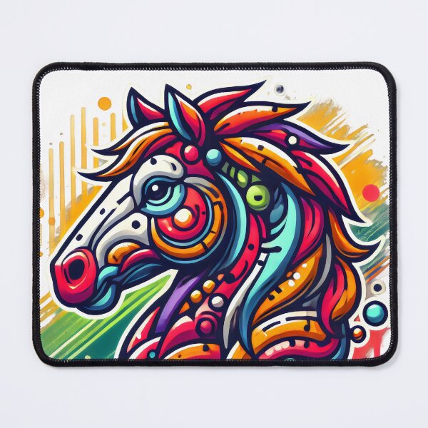 Item preview, Grafity horse colorful designed and sold by Magdalena-7.