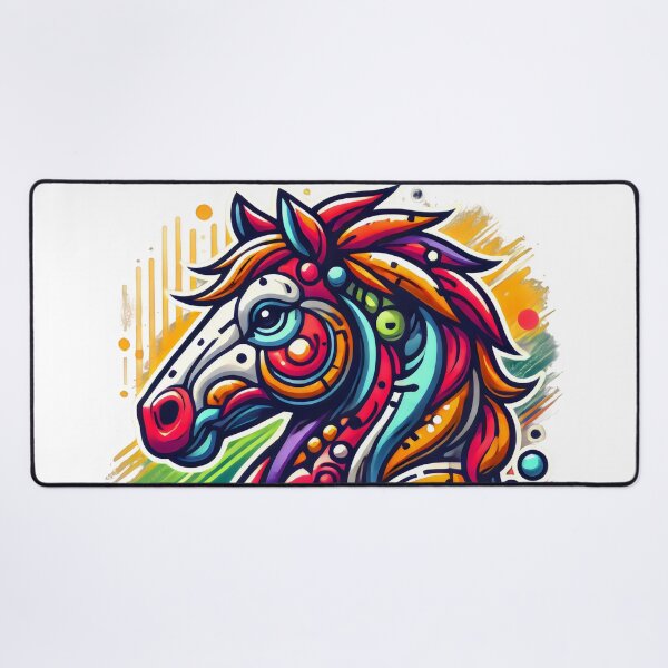 Item preview, Grafity horse colorful designed and sold by Magdalena-7.