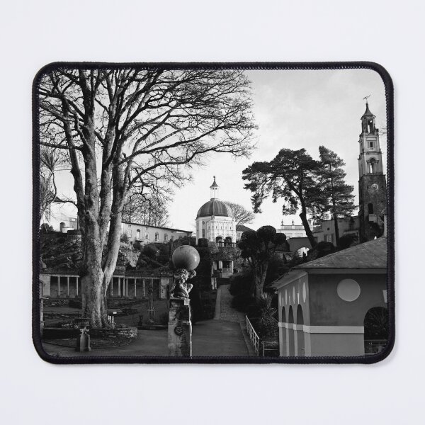 Item preview, In The Village, Portmeirion 4, black and white designed and sold by paulboizot.