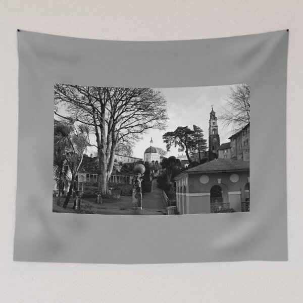 Item preview, In The Village, Portmeirion 4, black and white designed and sold by paulboizot.