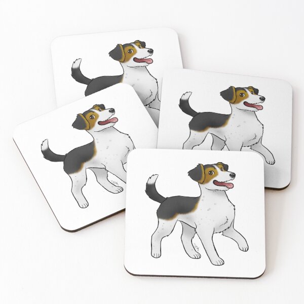 Item preview, Jack Russell Terrier - Tan and Black Rough Coat designed and sold by Jennifer Stolzer.