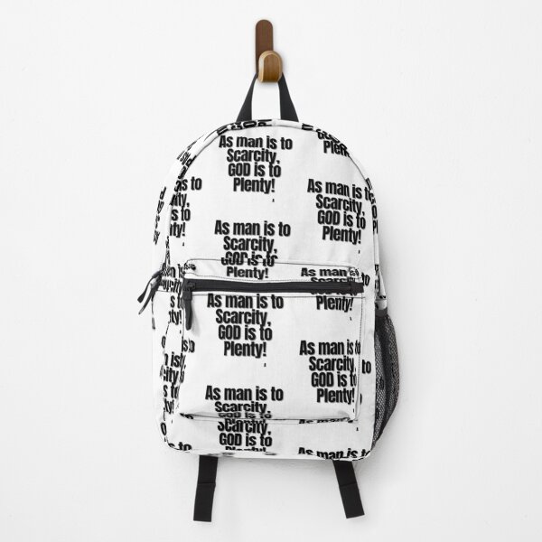 Item preview, As man is to Scarcity GOD is to Plenty! designed and sold by Finds.