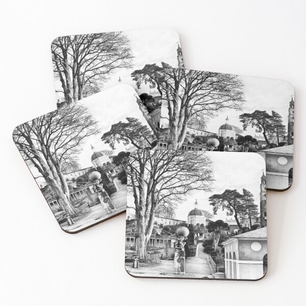 Item preview, In The Village, Portmeirion 4, grayscale designed and sold by paulboizot.