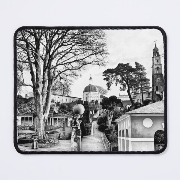 Item preview, In The Village, Portmeirion 4, grayscale designed and sold by paulboizot.
