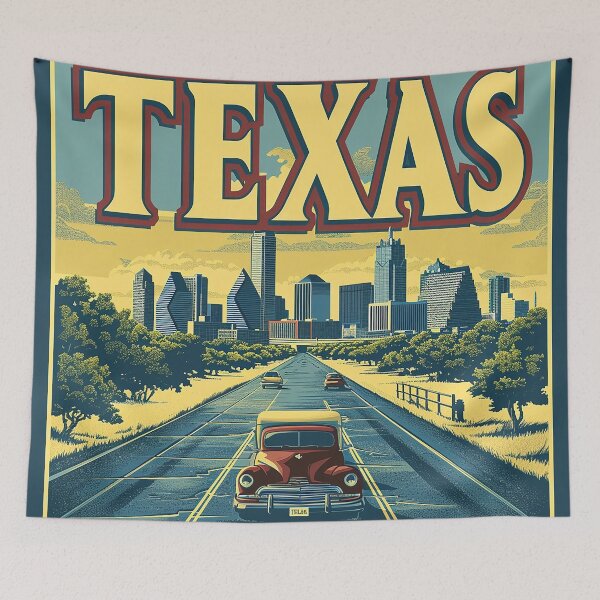 Item preview, Texas City Art designed and sold by nomiraclehere.