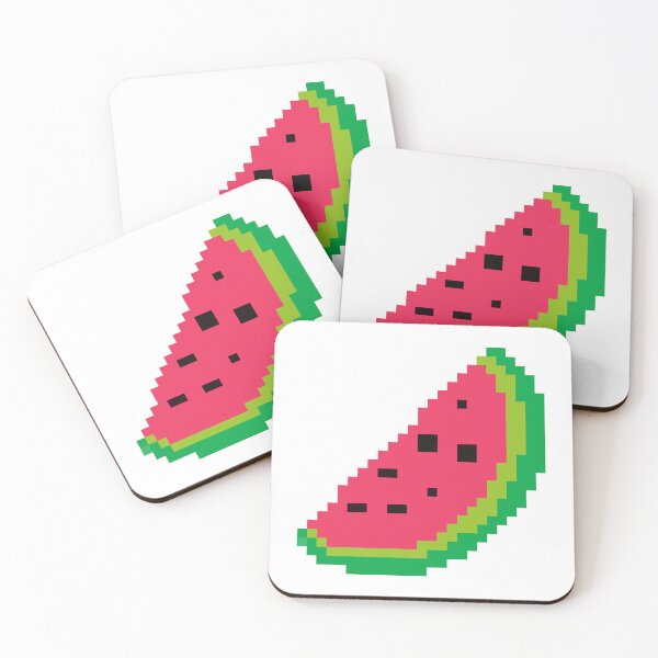 Item preview, Pixelated Watermelon | Watermelon Fruit | Summer Fruit | Tropical Fruit | Watermelon Lover designed and sold by PrintEveryday.