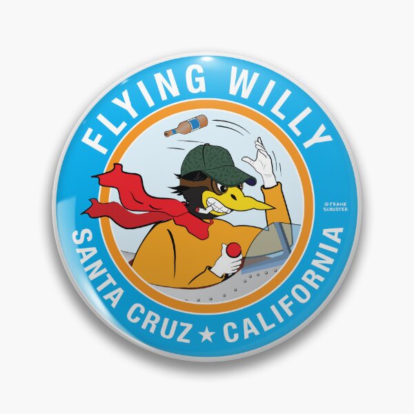 Item preview, Flying Willy Santa Cruz California Blue WHT designed and sold by Wilfly.