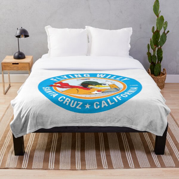 Aperçu de l'œuvre Flying Willy Santa Cruz California Bleu WHT créée et vendue par Wilfly.