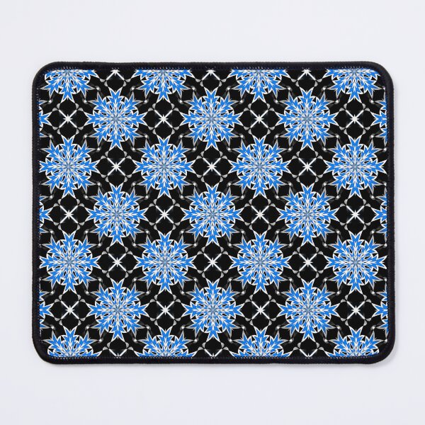 Item preview, Bizarre Geometric Seamless Pattern Blue White Black designed and sold by taiche.