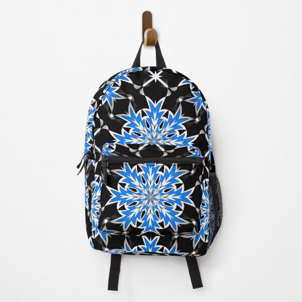 Item preview, Bizarre Geometric Seamless Pattern Blue White Black designed and sold by taiche.
