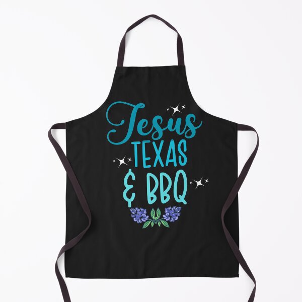 Item preview, Blue Jesus Texas and BBQ designed and sold by AlienOccupation.