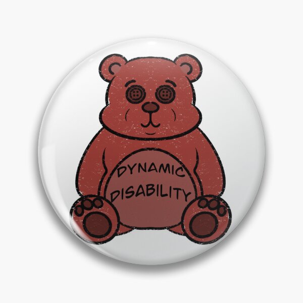 Item preview, ¡Oso de discapacidad dinámica! designed and sold by Hippicream2.