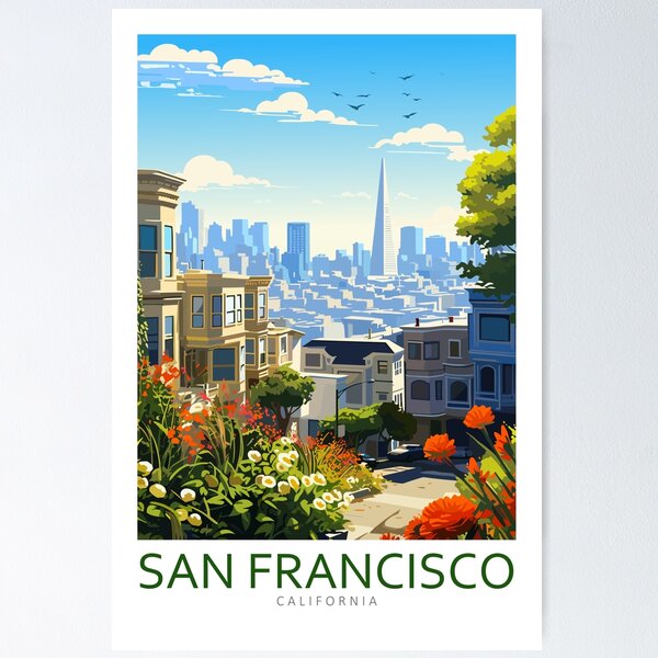 Item preview, Minimalistic San Francisco California designed and sold by Marciolini.