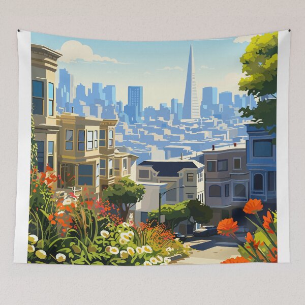 Item preview, Minimalistic San Francisco California designed and sold by Marciolini.