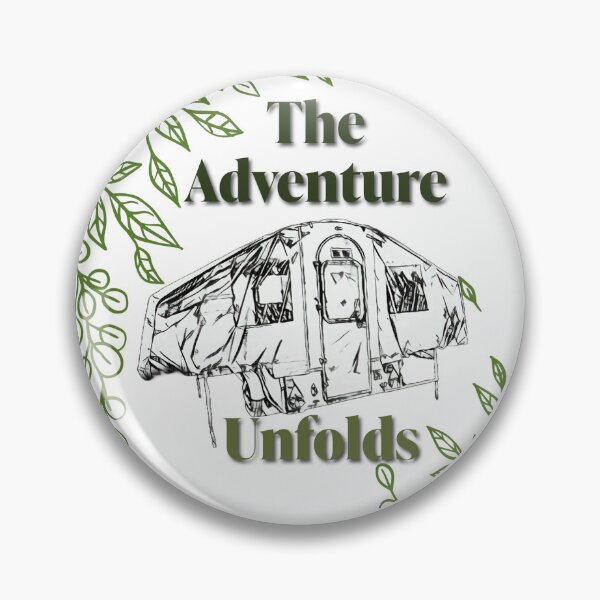 Item preview, The Adventure Unfolds Black and White Trailer Tent designed and sold by BeccaAelishe.