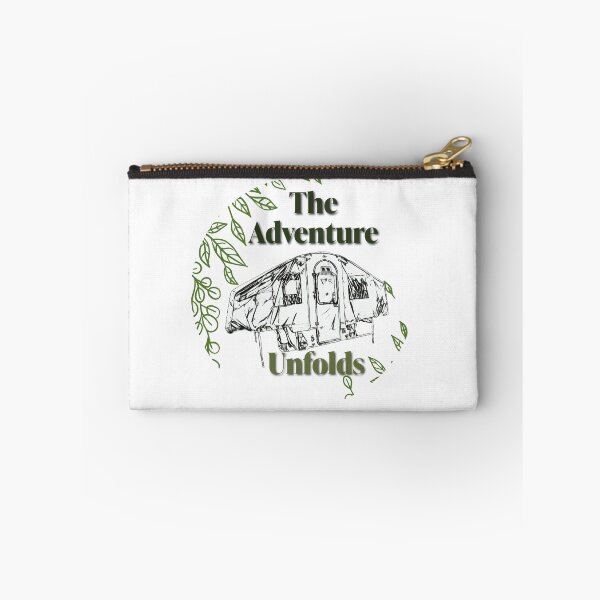 Item preview, The Adventure Unfolds Black and White Trailer Tent designed and sold by BeccaAelishe.