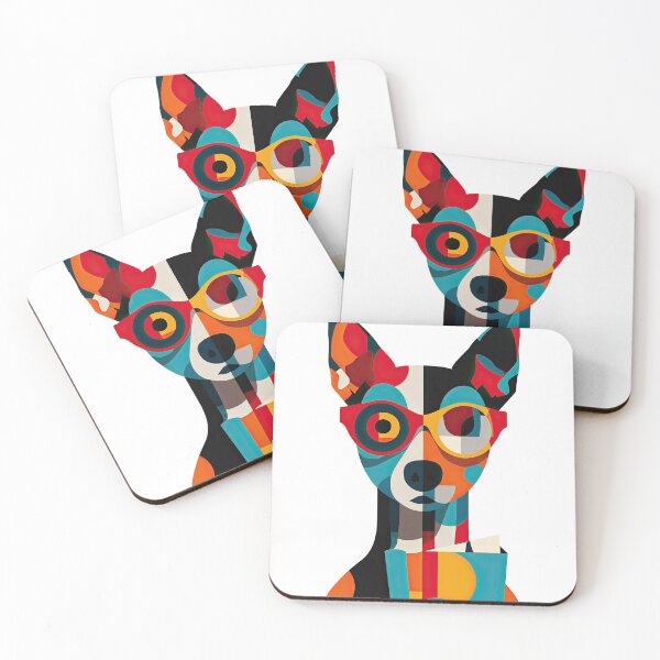 Item preview, Sticker T-shirt Design: Dog with Glasses designed and sold by ForeverPrintsOK.