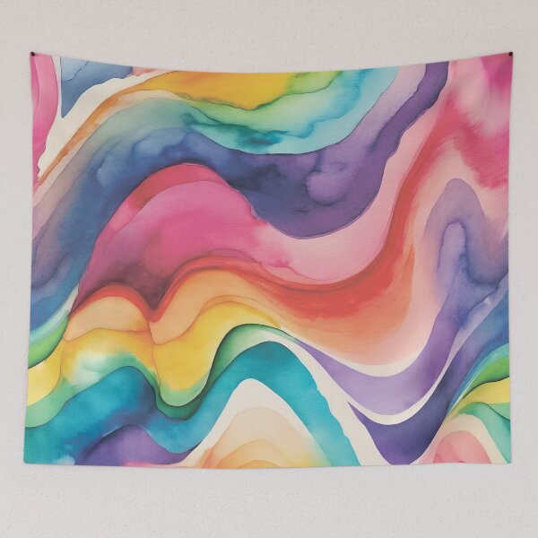 Item preview, Colorful watercolor pattern. Abstraction designed and sold by MagelliShop.