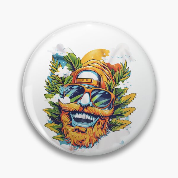 Item preview, Happy Hipster with Yerba Mate Vibes Design designed and sold by flamini.