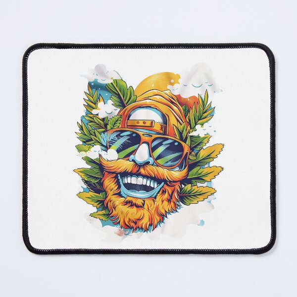 Item preview, Happy Hipster with Yerba Mate Vibes Design designed and sold by flamini.