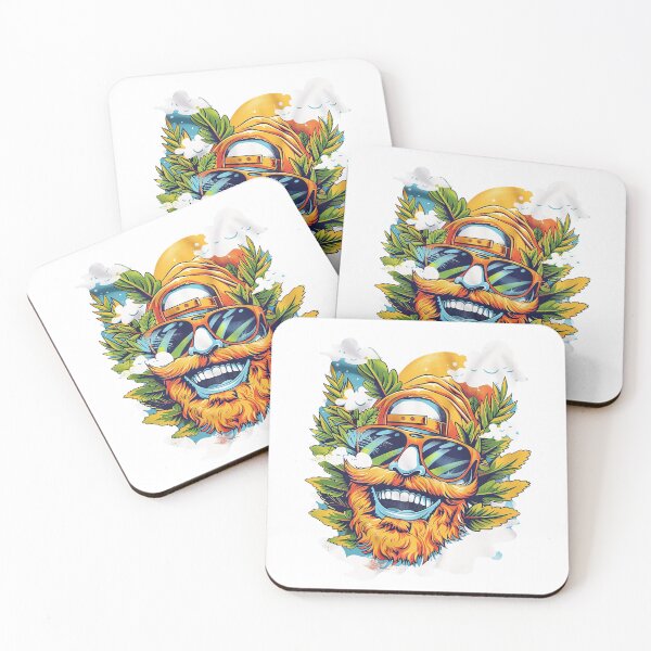 Item preview, Happy Hipster with Yerba Mate Vibes Design designed and sold by flamini.