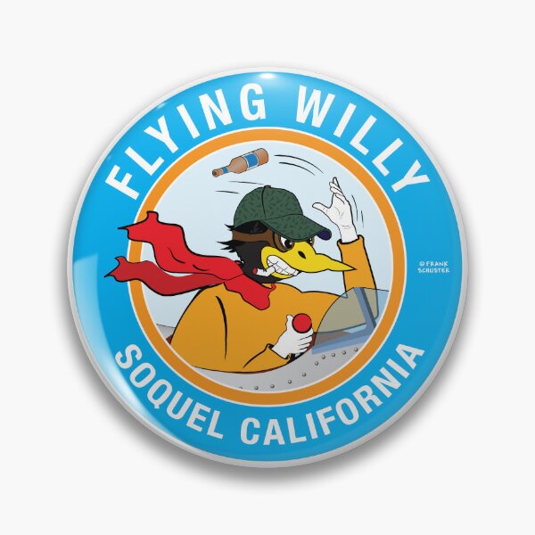 Item preview, Flying Willy Soquel California Blue WHT designed and sold by Wilfly.