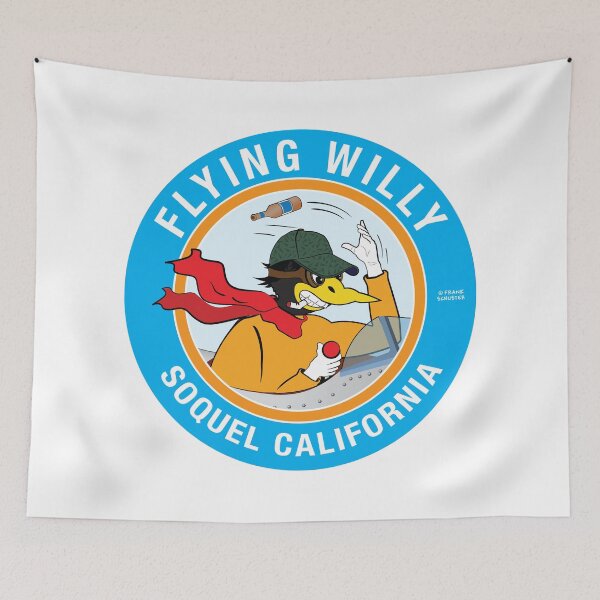 Item preview, Flying Willy Soquel California Blue WHT designed and sold by Wilfly.