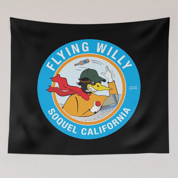 Artikelvorschau, Flying Willy Soqul, CA, Blau BLK entworfen und verkauft von Wilfly.
