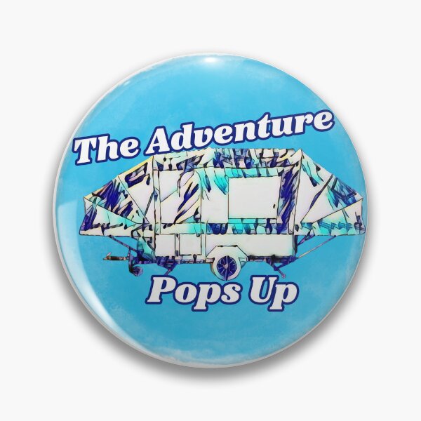 Item preview, The Adventure Pops Up Blue Trailer Tent designed and sold by BeccaAelishe.