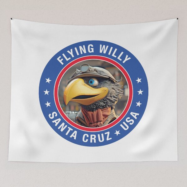 Item preview, Flying Willy Santa Cruz USA Big Bird Render WHT designed and sold by Wilfly.