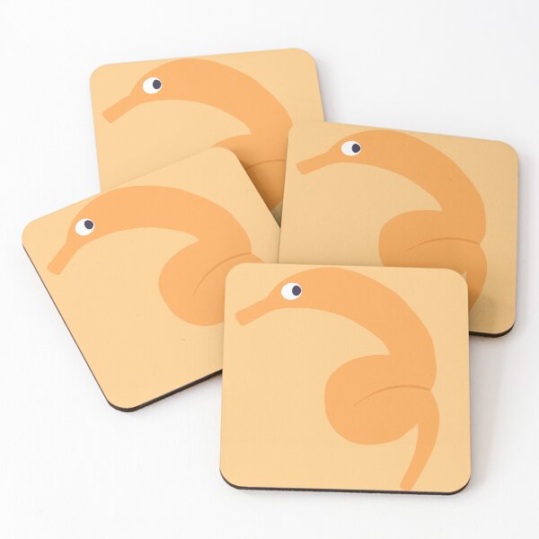 Item preview, Worms Off The String: 1 - Orange designed and sold by ClumsyPillbug.