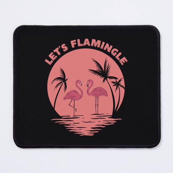 Item preview, Funny and Cute LET’S FLAMINGLE Flamingo Lover’s Tropical, Summer and Beach Humor, Witty Flamingo Pun, Tropical Bird Lover Meme designed and sold by zenturtlemerch.
