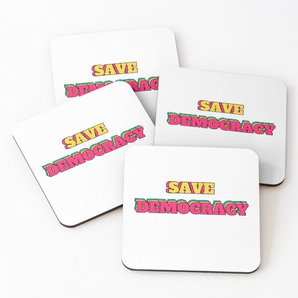 Item preview, Save Democracy Sticker designed and sold by Studio Bragato Hub.