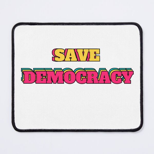 Item preview, Save Democracy Sticker designed and sold by Studio Bragato Hub.
