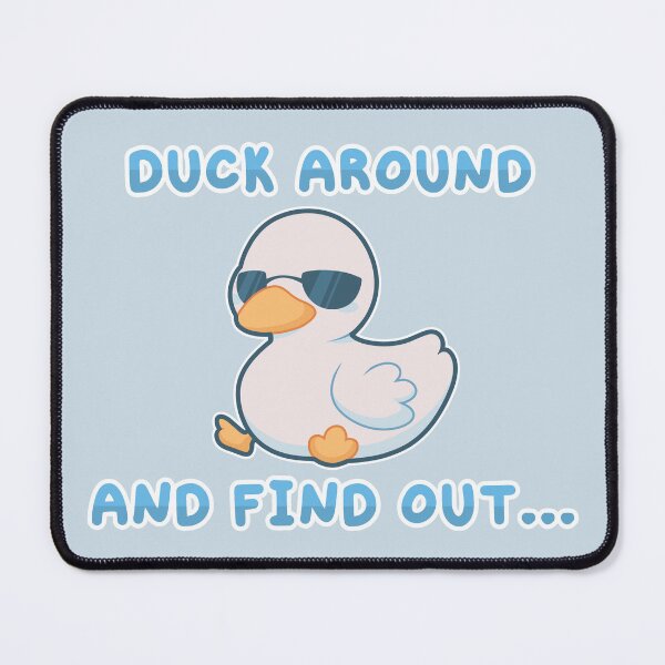 Item preview, Duck Around [White w/ Sunglasses Ver.] designed and sold by How-Do-U-Art.