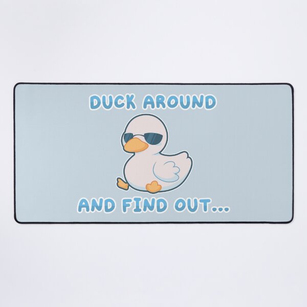 Item preview, Duck Around [White w/ Sunglasses Ver.] designed and sold by How-Do-U-Art.