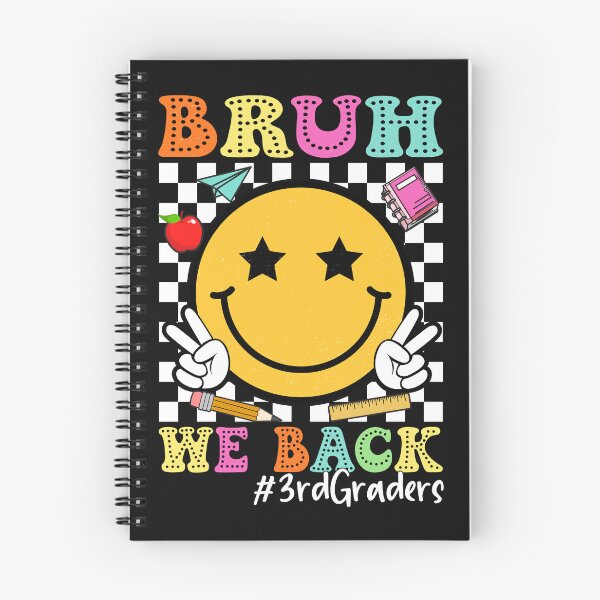 Item preview, Funny Bruh We Back 3rd Grade Back to School 3rd Graders  designed and sold by clothesy7.