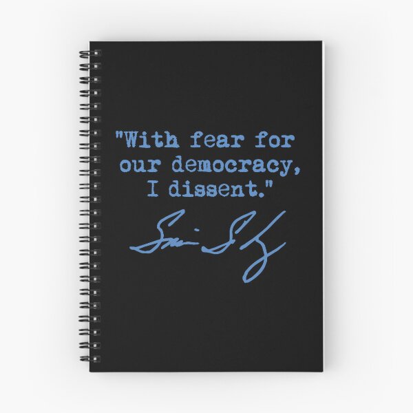 Item preview, With fear for our democracy, I dissent. - Justice Sotomayor (blue) designed and sold by Thelittlelord.