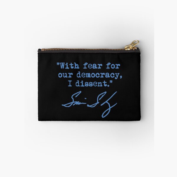 Item preview, With fear for our democracy, I dissent. - Justice Sotomayor (blue) designed and sold by Thelittlelord.