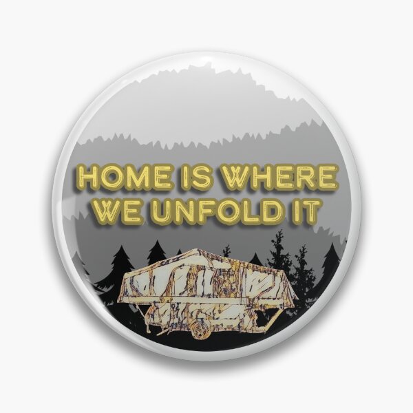 Item preview, Home is Where We Unfold It Brown Folding Caravan designed and sold by BeccaAelishe.