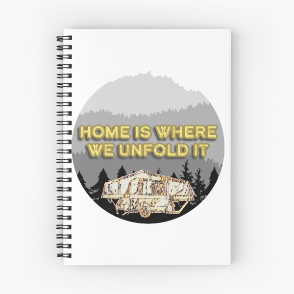 Item preview, Home is Where We Unfold It Brown Folding Caravan designed and sold by BeccaAelishe.