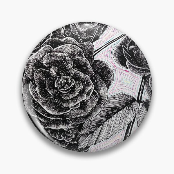 Artikelvorschau, Grunge Rose Tuschezeichnung entworfen und verkauft von v3r9n1c4.
