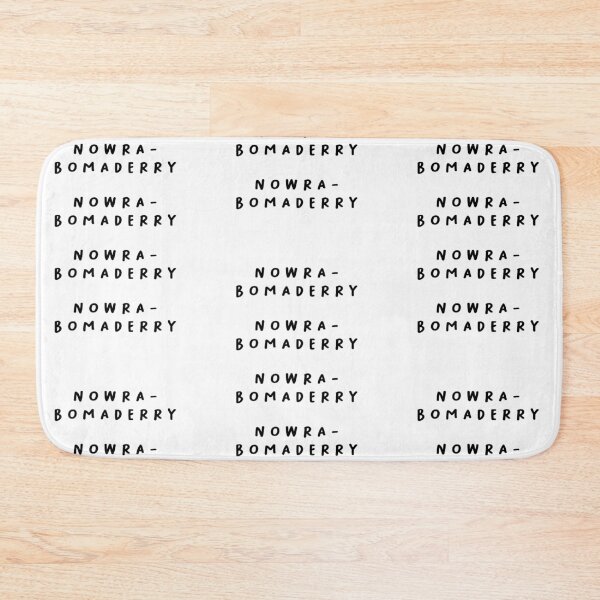 Item preview, Nowra-Bomaderry | Typography Design | Minimalist Aesthetic designed and sold by RM-Journey.
