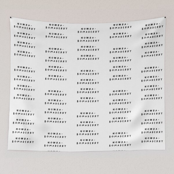 Item preview, Nowra-Bomaderry | Typography Design | Minimalist Aesthetic designed and sold by RM-Journey.