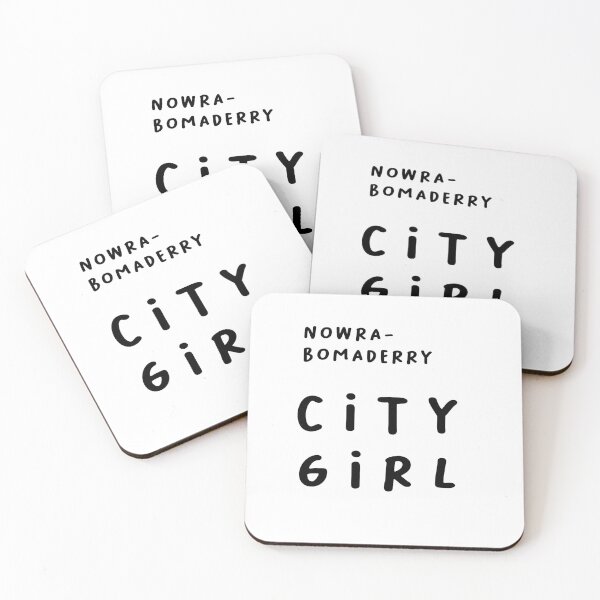 Item preview, Nowra-Bomaderry CITY GIRL | Typography Design | Minimalist Aesthetic designed and sold by RM-Journey.