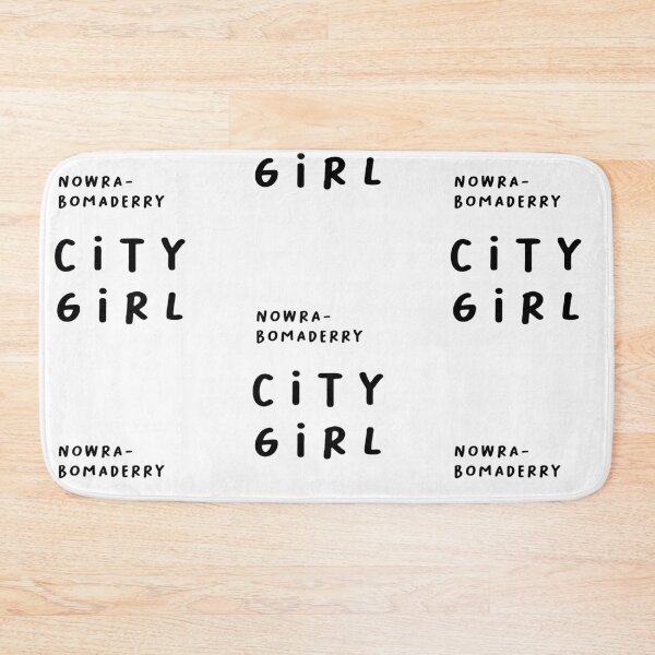 Item preview, Nowra-Bomaderry CITY GIRL | Typography Design | Minimalist Aesthetic designed and sold by RM-Journey.