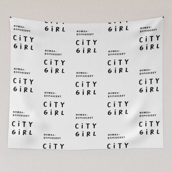 Item preview, Nowra-Bomaderry CITY GIRL | Typography Design | Minimalist Aesthetic designed and sold by RM-Journey.